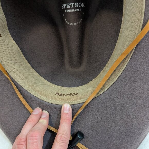 Stetson Makinnon crushable wool hat Large - Picture 11 of 14